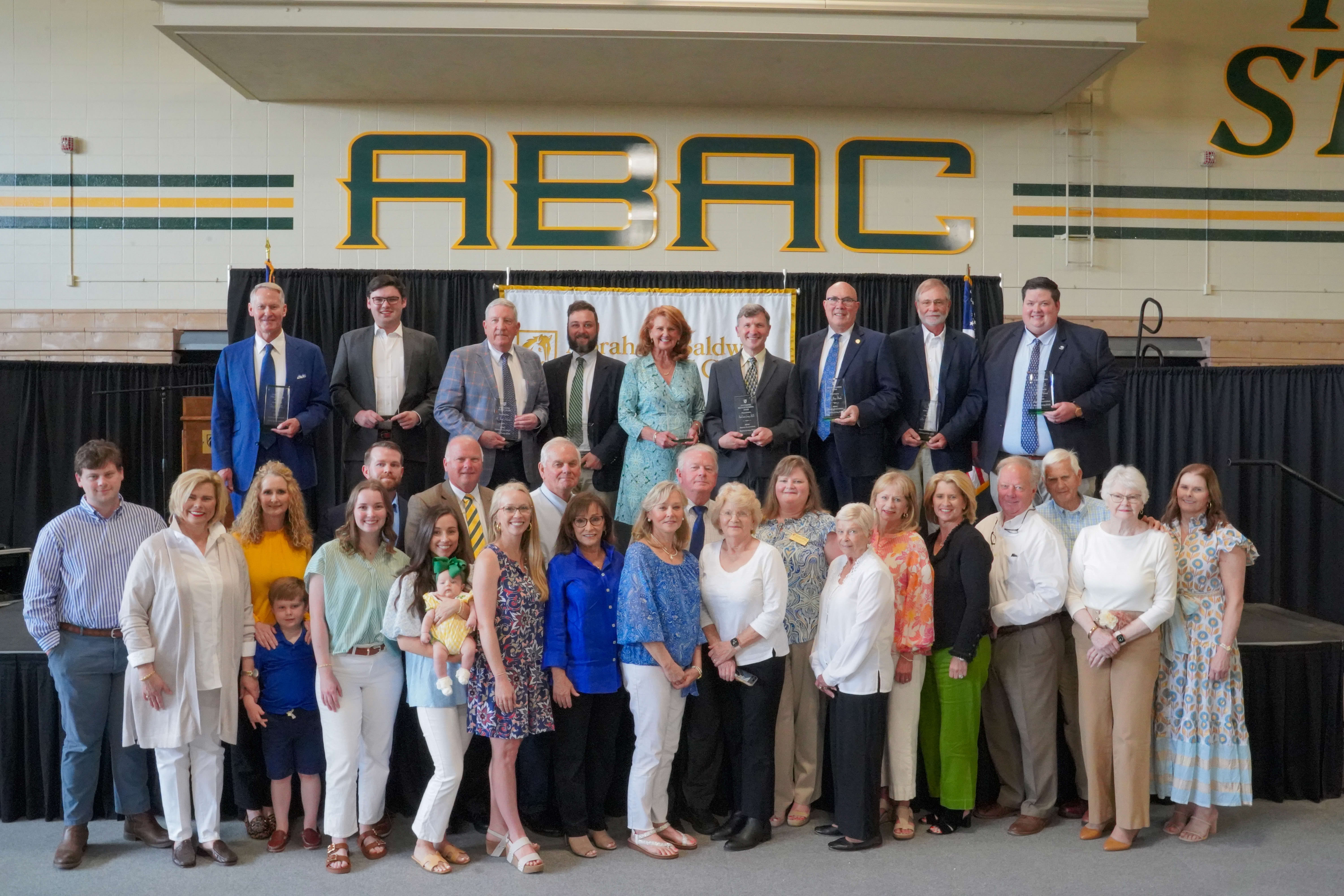 group photo of award winners