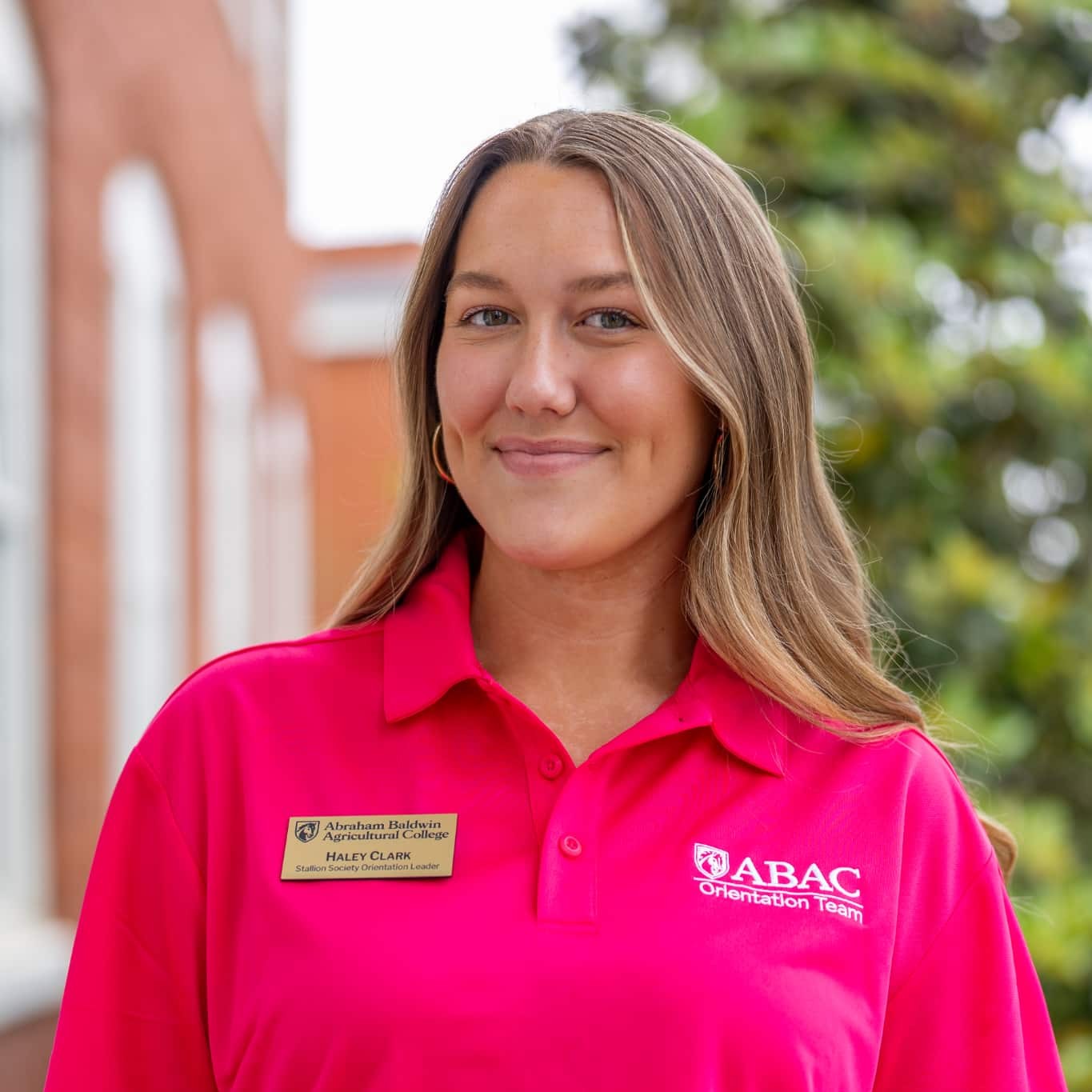 Haley Clark, Orientation Leader