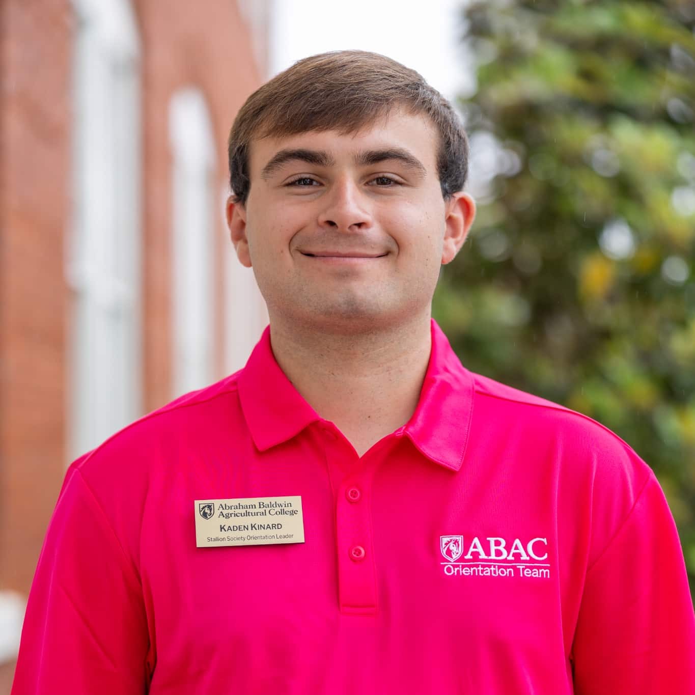 Kaden Kinard, Orientation Leader