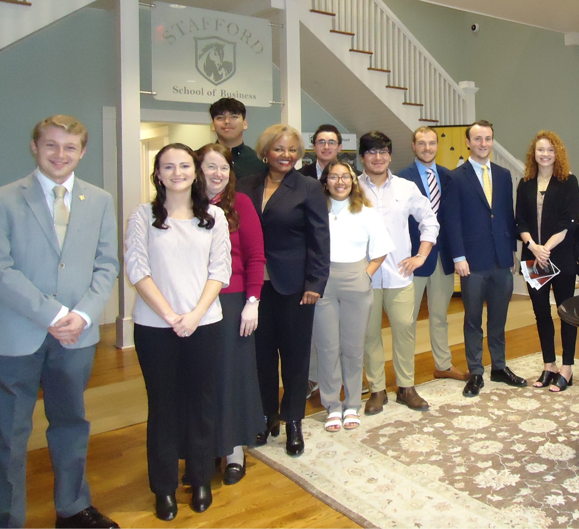 business students