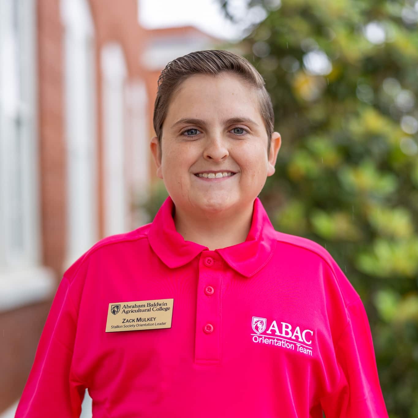 Zack Mulkey, Orientation Leader