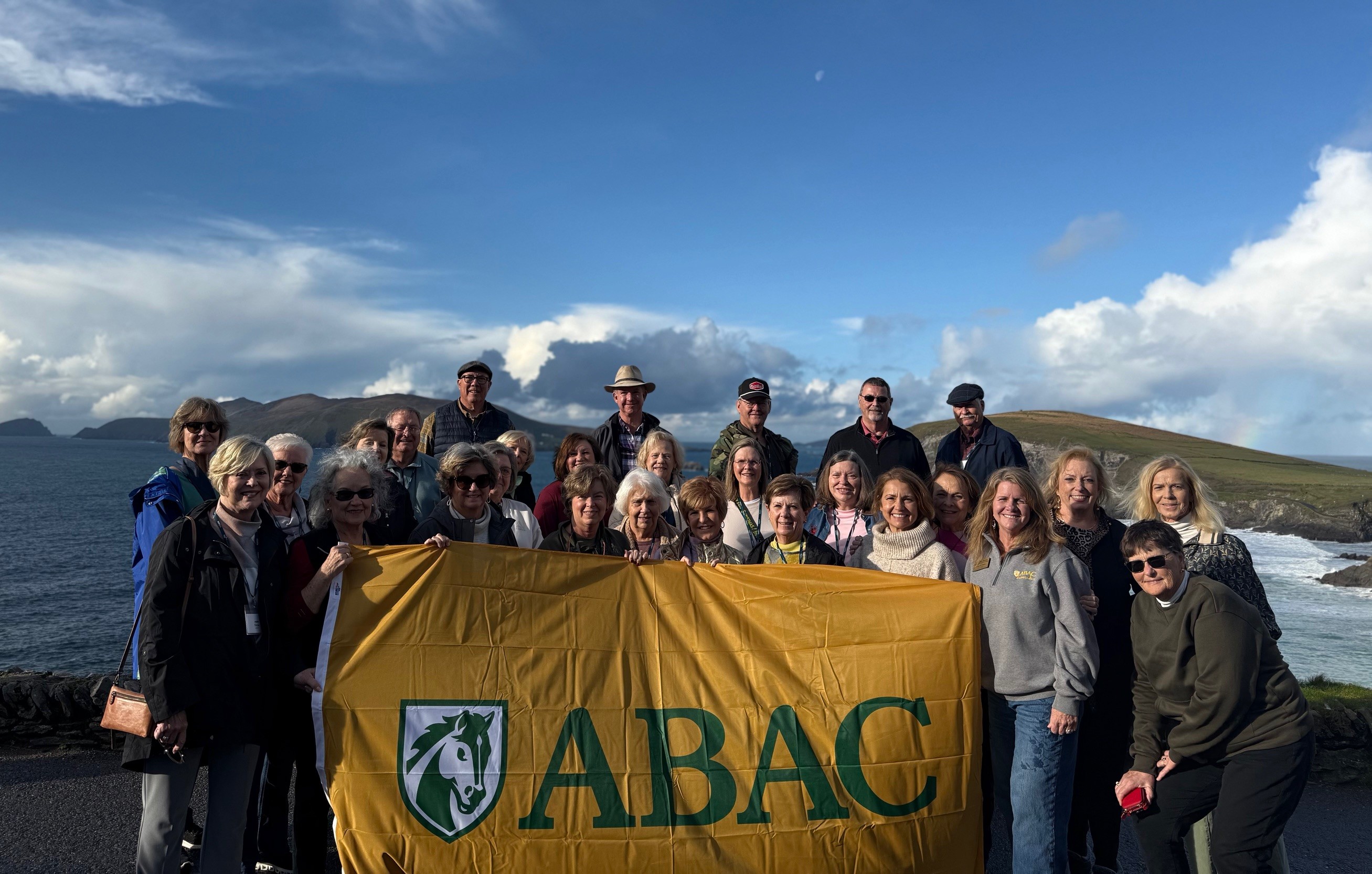 group photo of ireland trip