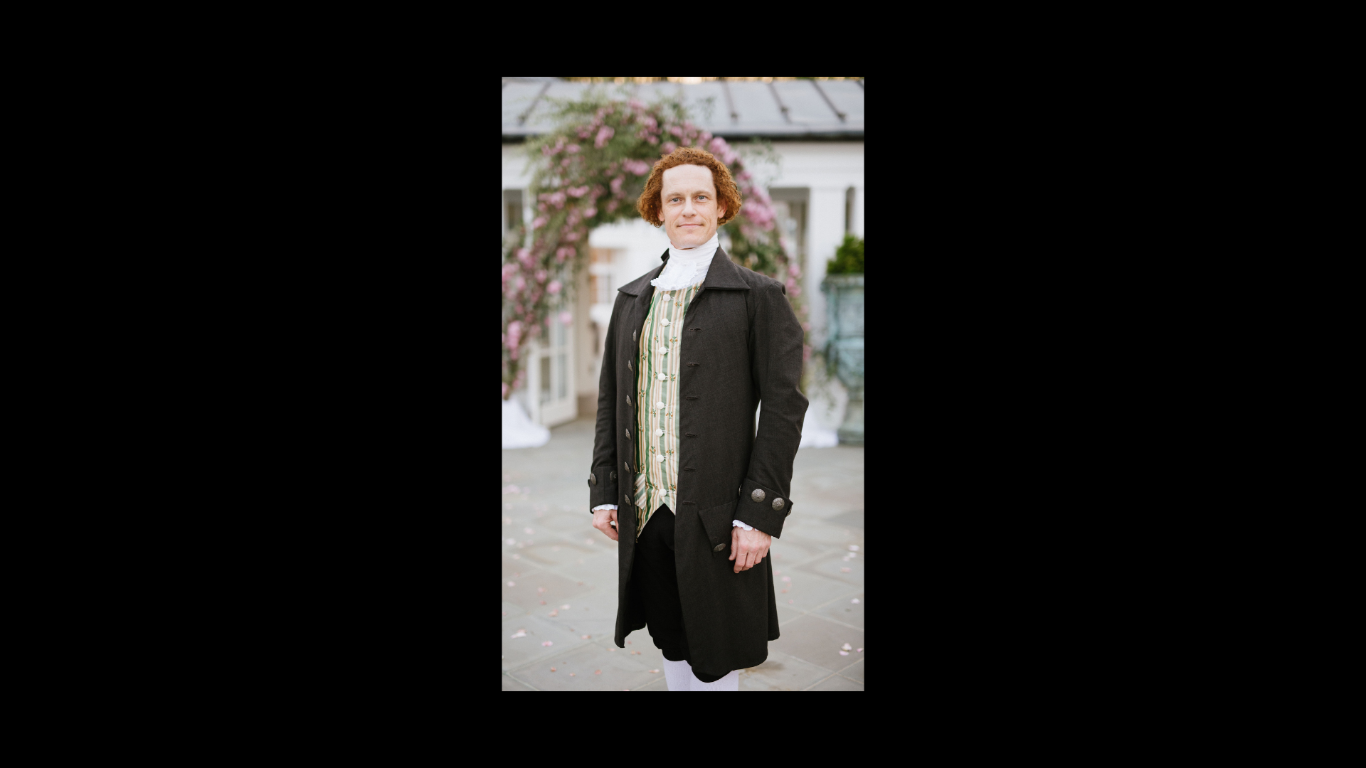 Photo of Steven Edenbo as Thomas Jefferson. 