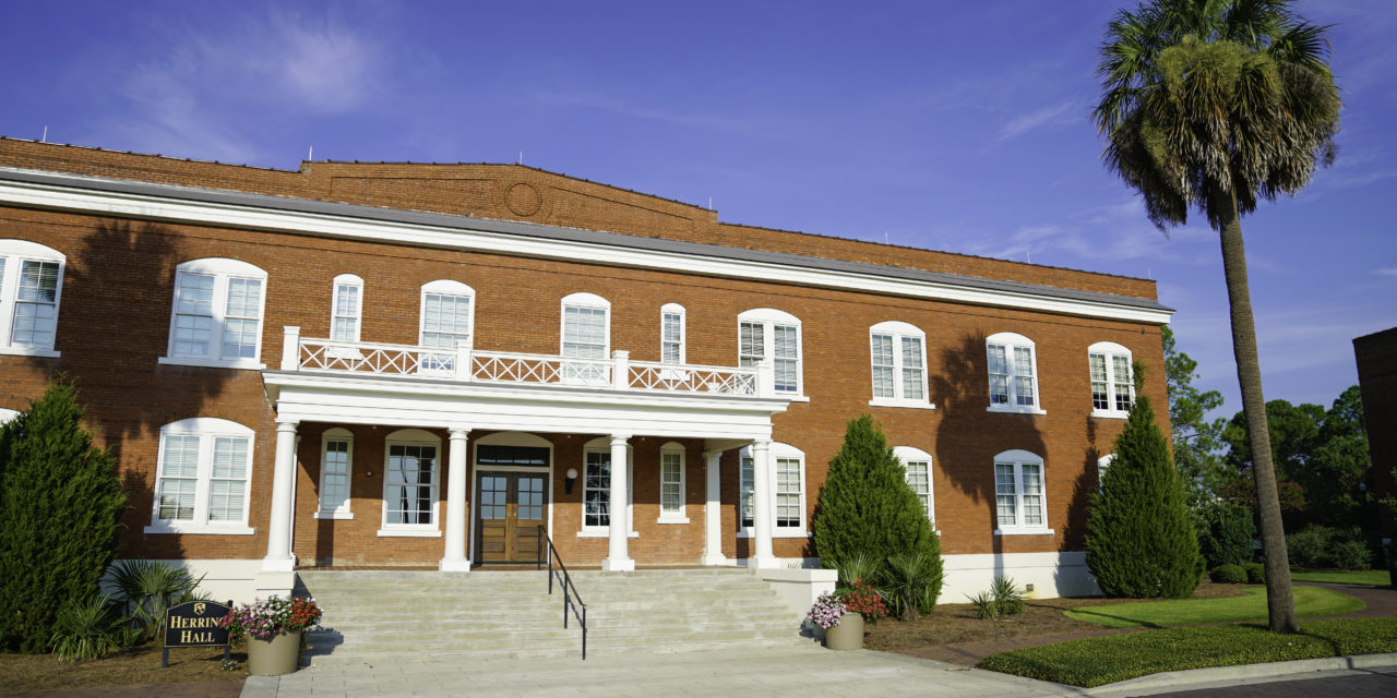 front view of Herring Hall