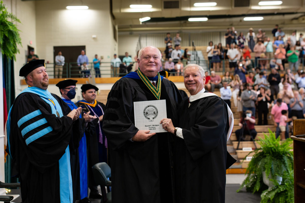 ABAC Honors Bridges with Book, Distinguished Service Award